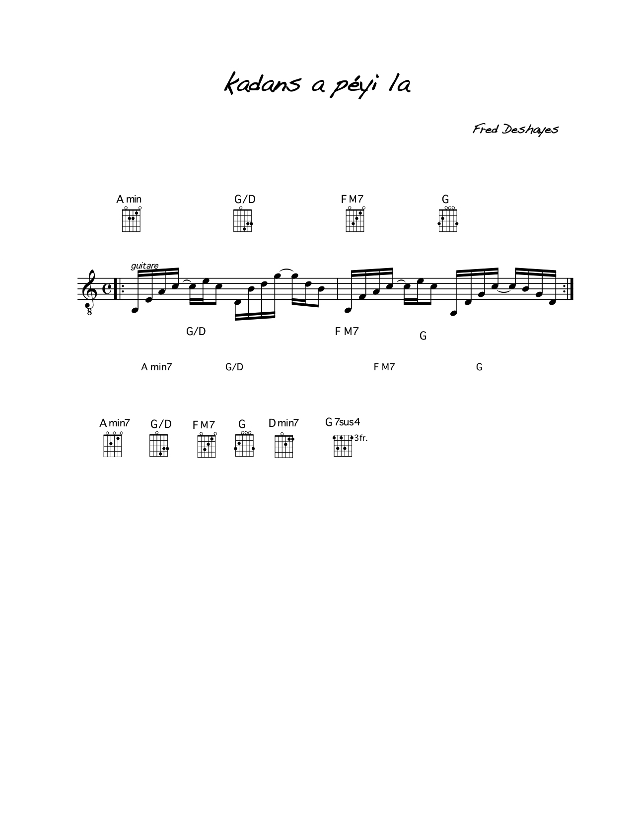 Chords kadans