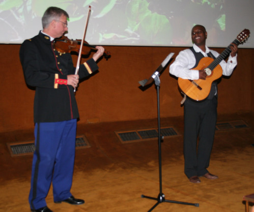 Fred deshayes et violoniste garde republicaine
