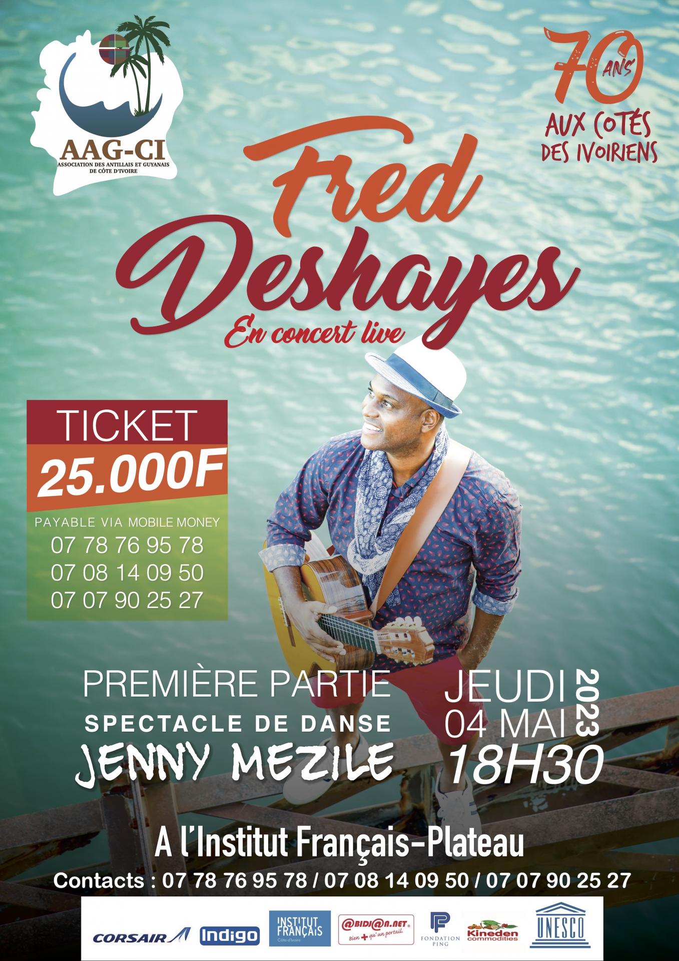 Affiche deshayes en concert abidjan